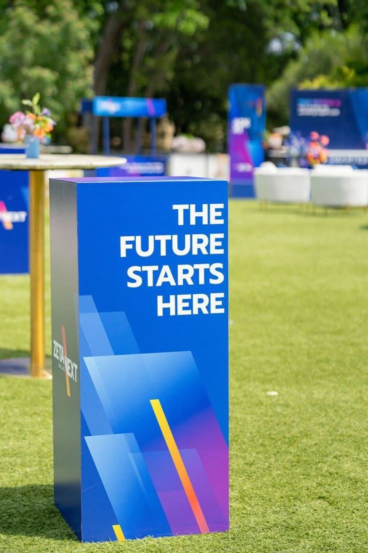 Branded Outdoor Event Pillar